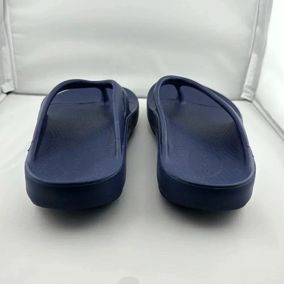 OOFOS ORIGINAL SANDAL SHOE - NAVY COLOR UNISEX SIZE WOMEN 10/MEN 8 - Picture 7 of 12